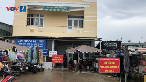 Bình Thuận tăng cường phòng chống dịch tại các cảng cá. (29/07/2021)