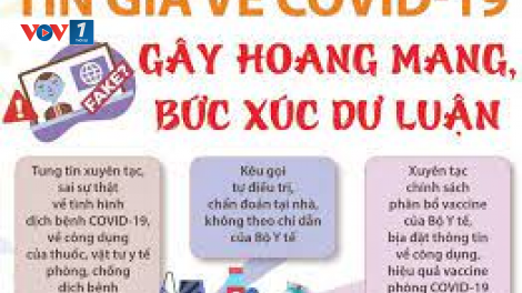 Không để thông tin sai sự thật ảnh hưởng xấu đến người dân trong bối cảnh dịch covid 19 (24/08/2021)