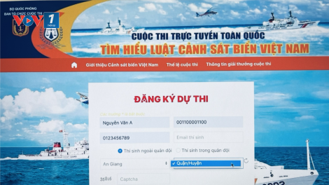 Cuộc thi trực tuyến tìm hiểu Luật Cảnh sát Biển Việt Nam: Thu hút nhiều tầng lớp nhân dân tham gia (29/09/2021)