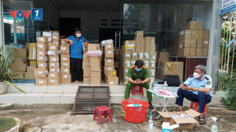 Long An: phát hiện và tạm giữ nhiều thiết bị y tế có dấu hiệu vi phạm (17/9/2021)