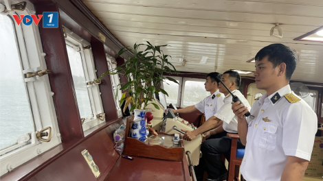 Tàu 522, Lữ đoàn 955, Vùng 4 Hải quân giữ mùa xuân trên biển (14+15/01/2023)