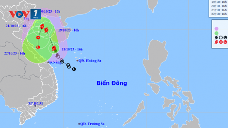 THỜI SỰ 21H30 ĐÊM 18/10/2023: Bão số 5 đang tiến nhanh vào khu vực Vịnh Bắc Bộ và có khả năng mạnh thêm và đổi hướng di chuyển