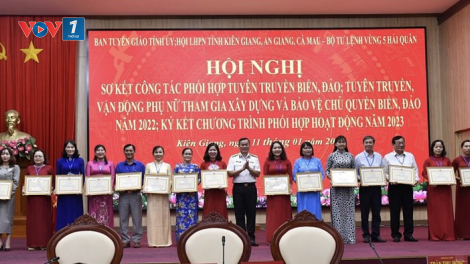 Vùng 5 Hải quân phối hợp tuyên truyền, bảo vệ vững chắc chủ quyền biển, đảo Tây Nam (06/2/2023)