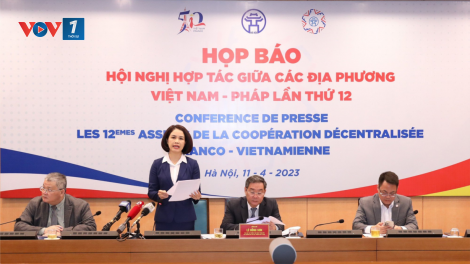 THỜI SỰ 21H30 ĐÊM 11/4/2023: Tăng cường mối quan hệ hợp tác địa phương giữa Việt Nam – Pháp, động lực thúc đẩy phục hồi và phát triển bền vững.
