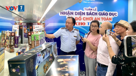 Nhận diện sách và đồ chơi trẻ em thật - giả (01/6/2023)