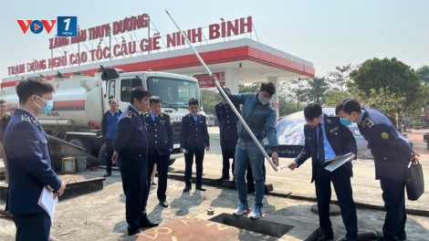 Quản lý thị trường tăng cường kiểm tra, xử lý vi phạm chất lượng xăng dầu (16/6/2023)