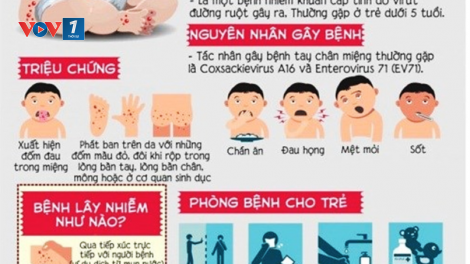 Tăng cường các biện pháp phòng tránh, không chủ quan với dịch bệnh tay chân miệng (18/06/2023)