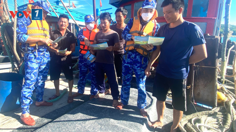 Cảnh sát biển chung sức ngăn chặn tình trạng tàu cá vi phạm khai thác IUU (19/09/2023)