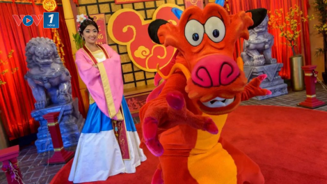 Các hoạt động đón tết nguyên đán thường niên tại Công viên Disney California, Mỹ (27/01/2024)