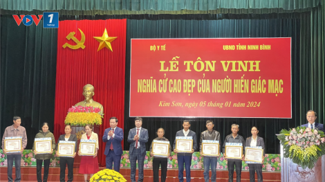 Lan tỏa cuộc vận động hiến giác mạc từ cách làm hay ở huyện Kim Sơn tỉnh Ninh Bình (PS 11/01/2024)