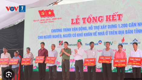 THỜI SỰ 12H TRƯA 1/1/2024: Chủ tịch nước Võ Văn Thưởng thăm, tặng quà cho Mẹ Việt Nam Anh hùng và dự lễ bàn giao 1.200 căn nhà cho người nghèo tại tỉnh Sóc Trăng.