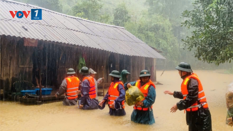 Quảng Bình: 1 người mất tích, bắt đầu sơ tán dân vùng ngập lụt ( 27/10/2024)