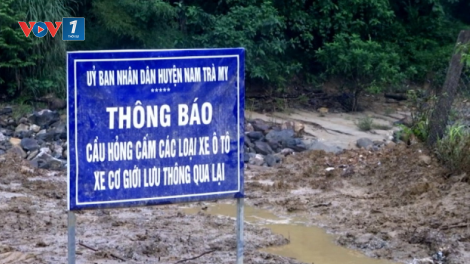 Quảng Nam: Rà soát lại các điểm có nguy cơ sạt lở, sẵn sàng di dời người dân đến nơi an toàn (26/10/2024)