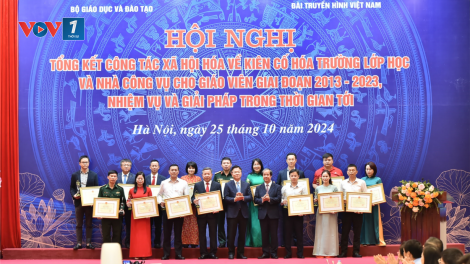 Huy động nguồn lực xã hội hóa để kiên cố hóa trường, lớp, nhà công vụ cho giáo viên (25/10/2024)