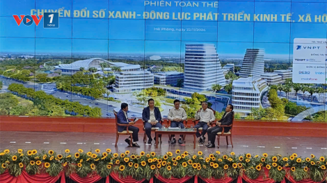 Chuyển đổi số xanh – Động lực mới cho nền kinh tế - xã hội TP Hải Phòng (22/11/2024)