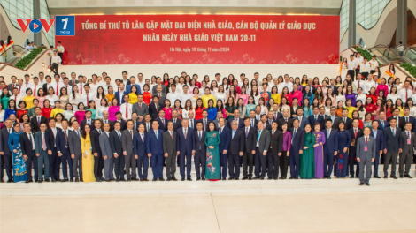 THỜI SỰ 12H TRƯA 18/11/2024: Tổng Bí thư Tô Lâm gặp mặt các Nhà giáo, cán bộ quản lý giáo dục nhân ngày Ngày Nhà giáo Việt Nam 20/11.
