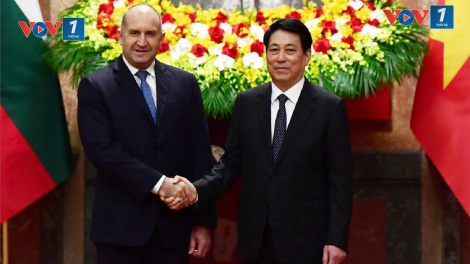 Chủ tịch nước Lương Cường chủ trì lễ đón chính thức Tổng thống Bulgaria Rumen Radev (25/11/2024)