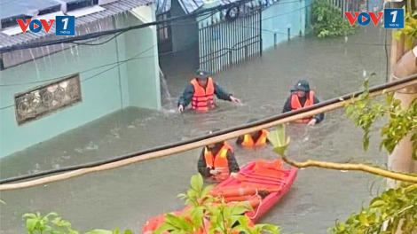 Đà Nẵng mưa to, nhiều nơi ngập sâu, học sinh nghỉ học (05/11/2024)