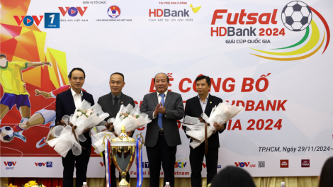 Công bố Giải Futsal HDBank Cúp quốc gia 2024 (29/11/2024)