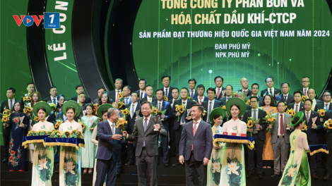 Đạm Phú Mỹ và NPK Phú Mỹ tiếp tục được công nhận là “Thương hiệu Quốc gia”