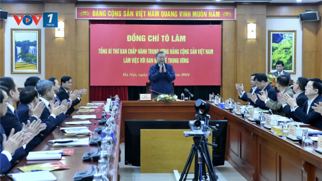 THỜI SỰ 18H CHIỀU 9/12/2024: Tổng Bí thư Tô Lâm yêu cầu Ban Kinh tế Trung ương nâng cao năng lực nghiên cứu, dự báo, tiếp tục đóng góp hiệu quả vào việc xây dựng văn kiện Đại hội XIV của Đảng.