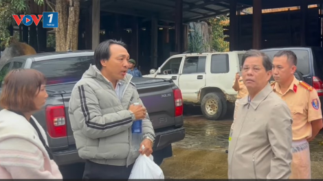 Ưu tiên đảm bảo an toàn cho hành khách bị kẹt trên đèo Khánh Lê, Khánh Hòa (15/12/2024)