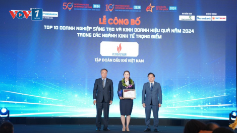 Petrovietnam Top đầu các doanh nghiệp Sáng tạo và Kinh doanh hiệu quả Việt Nam 2024