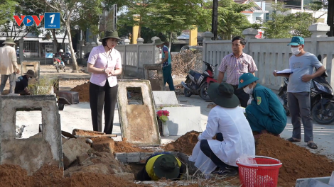 Quảng Ngãi: Lấy mẫu sinh phẩm xác định danh tính liệt sĩ (14/12/2024)