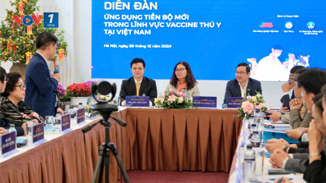 Ứng dụng tiến bộ mới trong lĩnh vực nghiên cứu và sản xuất vắc xin thú y (28/12)