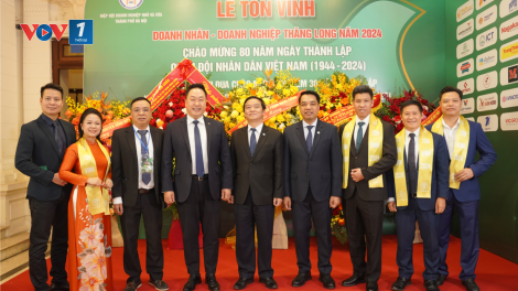 Hà Nội: Tôn vinh 120 doanh nhân, doanh nghiệp tiêu biểu Thủ đô năm 2024