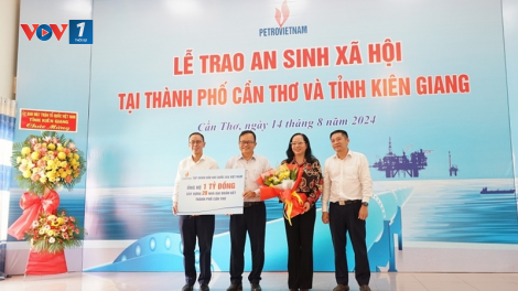 Petrovietnam ủng hộ 6 tỷ đồng xây nhà Đại đoàn kết tại Cần Thơ và Kiên Giang