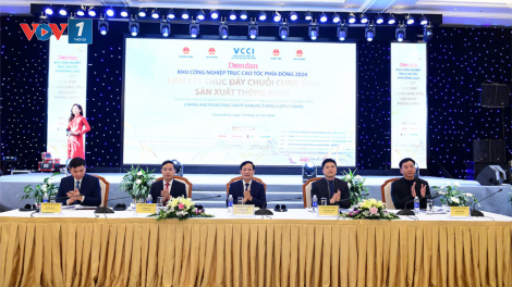 Diễn đàn KCN trục cao tốc phía Đông 2024: Thúc đẩy chuỗi cung ứng sản xuất thông minh (13/12/2024)
