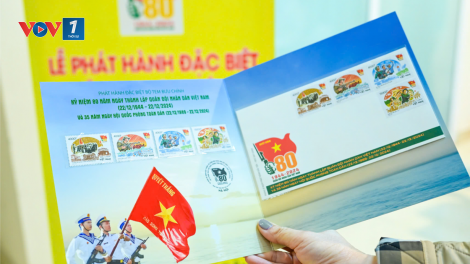 Phát hành đặc biệt bộ tem bưu chính kỷ niệm 80 năm Ngày thành lập Quân đội nhân dân Việt Nam (18/12/2024)