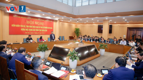 Họp kiểm điểm tiến độ Dự án đường vành đai 4 (12/12/2024)