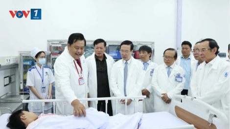 THỜI SỰ 12H TRƯA 22/2/2024: Chủ tịch nước Võ Văn Thưởng thăm bệnh viện Nhi đồng 1, Thành phố Hồ Chí Minh.