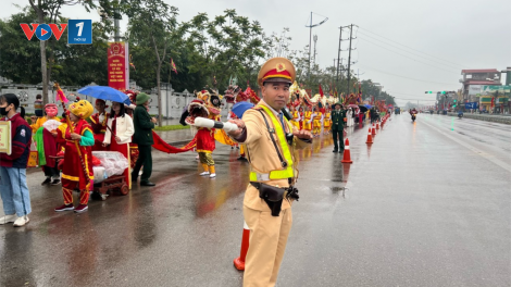Bắc Giang đảm bảo an toàn giao thông tại các lễ hội đầu xuân (23/02/2024)