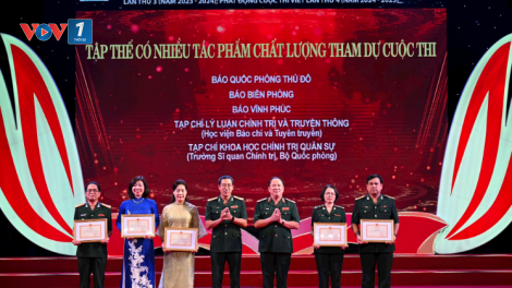 THỜI SỰ 6H SÁNG 25/04/2024: 38 tác phẩm xuất sắc đạt giải cuộc thi viết Bảo vệ nền tảng tư tưởng của Đảng trong tình hình mới lần thứ 3