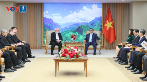 THỜI SỰ 21H30 ĐÊM 10/4/2024: Thủ tướng Phạm Minh Chính tiếp Bộ trưởng Ngoại giao Tòa thánh Vatican, khẳng định Việt Nam luôn tạo điều kiện thuận lợi cho
hoạt động của các tôn giáo, trong đó có Công giáo.