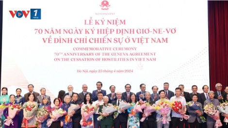 THỜI SỰ 18H CHIỀU 25/4/2024: Kỷ niệm 70 năm ngày ký Hiệp định Geneve về đình chỉ chiến sự ở Việt Nam.