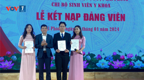 Đại học Y Dược Hải Phòng- Điểm sáng phát triển Đảng trong sinh viên (09/4/2024)