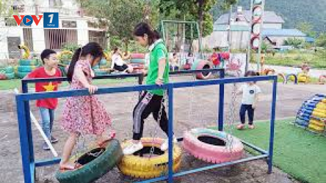 Dành nguồn lực đầu tư xây dựng sân chơi cho trẻ em (04/06/2024)