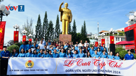 THỜI SỰ 21H30 ĐÊM 22/08/2024: Liên đoàn lao động thành phố Cần Thơ tổ chức “lễ cưới tập thể” cho công đoàn viên