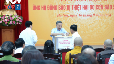 THỜI SỰ 21H30 ĐÊM 10/9/2024: Tổng Bí thư, Chủ tịch nước Tô Lâm dự Lễ phát động ủng hộ đồng bào bị thiệt hại do bão số 3.