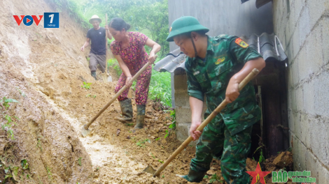 BĐBP dồn lực hỗ trợ nhân dân khắc phục thiệt hại sau bão số 3 và mưa lũ sau bão (14+15/09/2024)