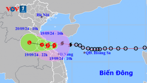 THỜI SỰ 12H TRƯA 19/9/2024: Dự báo bão số 4 sẽ đổ bộ vào đất liền khu vực từ Quảng Bình đến Quảng Trị với phạm vi tác động rất rộng vào chiều nay 19/9