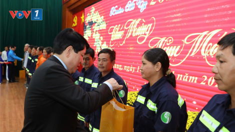 Chủ tịch nước Lương Cường tới thăm và chúc tết đảng bộ, chính quyền và nhân dân Kiên Giang (14/1/2025)