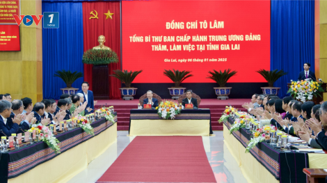 THỜI SỰ 12H TRƯA 6/1/2025: Tổng Bí thư Tô Lâm làm việc với lãnh đạo chủ chốt tỉnh Gia Lai.