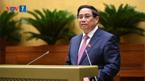 Thủ tướng Phạm Minh Chính trình bày Chương trình hành động của Chính phủ triển khai thực hiện Nghị quyết số 57-NQ/TW (13/1/2025)