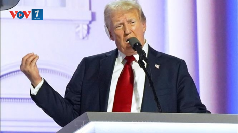 Tổng thống đắc cử Donald Trump tổ chức họp báo đề cập một loạt vấn đề lớn trước lễ nhậm chức (8/1/2025)