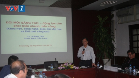 Tạo môi trường cho đổi mới sáng tạo. (22/01/2016)